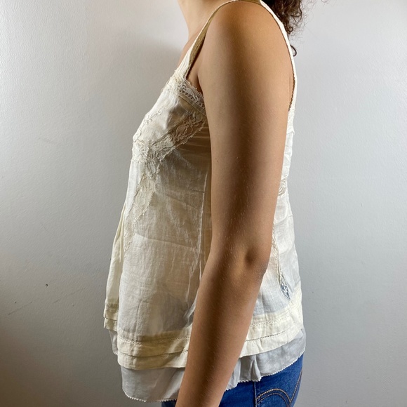 STEPHANIE VAILLE PARIS DELICATE BUTTON-UP CAMISOLE SZ S - Picture 6 of 12